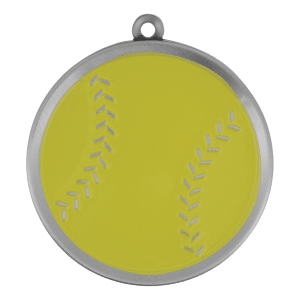 2" Softball Medal