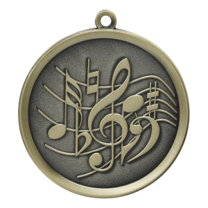 2" Music Medal
