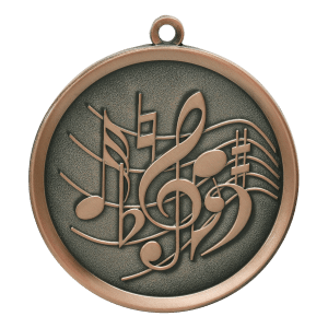 2" Music Medal