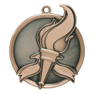 2" Victory Torch Medal