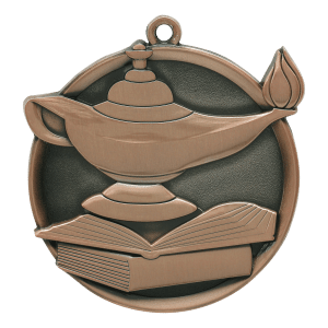 2" Lamp of Knowledge Medal