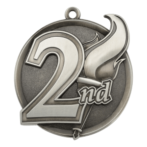 2" 2nd Place Medal