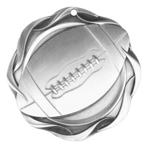 3" Football Medal