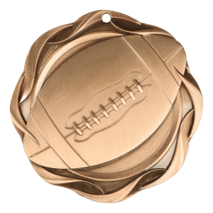 3" Football Medal