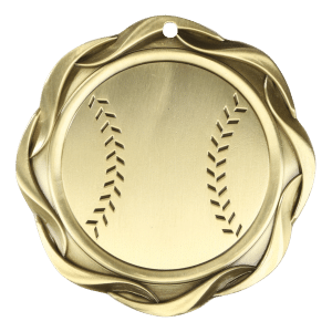 3" Baseball Medal