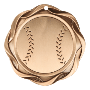 3" Baseball Medal