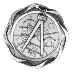 3" Math Medal