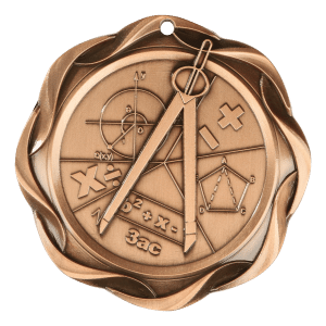 3" Math Medal