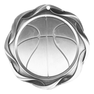3" Basketball Medal