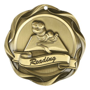3" Reading Medal