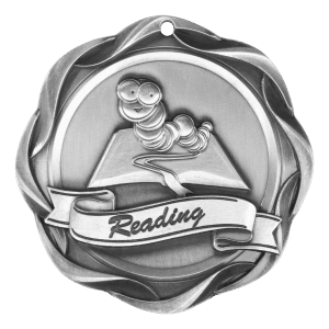 3" Reading Medal