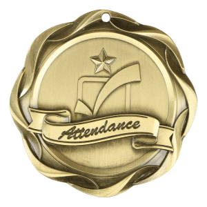 3" Attendance Medal