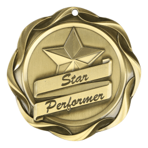 3" Star Performer Medal