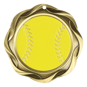 3" Softball Medal