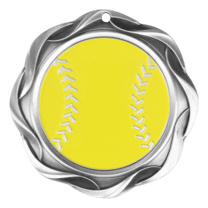 3" Softball Medal
