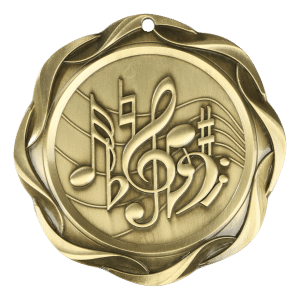 3" Music Medal