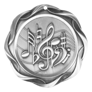 3" Music Medal