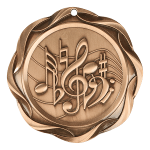 3" Music Medal