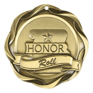 3" Honor Roll Medal