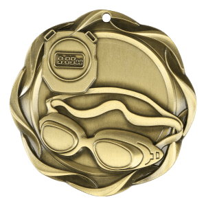 3" Swimming Medal
