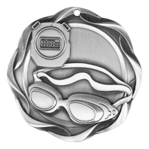 3" Swimming Medal