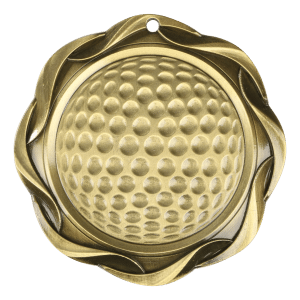 3" Golf Medal