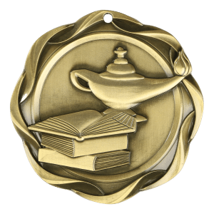 3" Lamp of Knowledge Medal