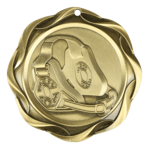 3" Wrestling Medal