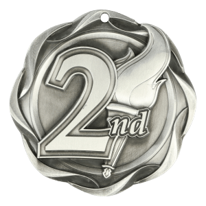 3" 2nd Place Medal