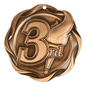 3" 3rd Place Medal