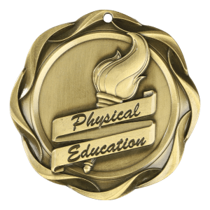 3" Physical Education Medal