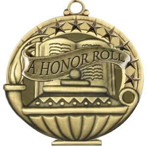 2" A-Honor Roll Medal