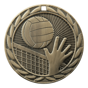 2" Volleyball Medal
