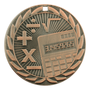 2" Math Medal