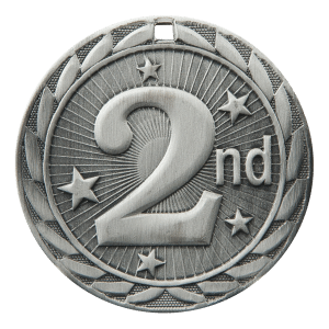 2" 2nd Place Medal