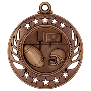 2-1/4" Football Medal