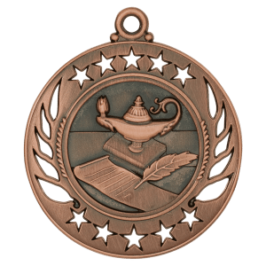 2-1/4" Lamp of Knowledge Medal