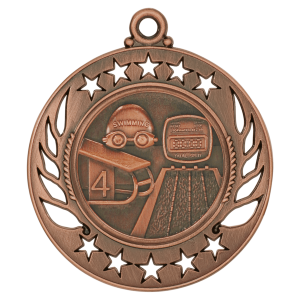 2-1/4" Swimming Medal
