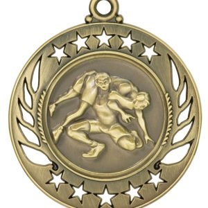 2-1/4" Wrestling Medal