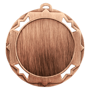 Bright Crown Insert Medal (2-3/4")