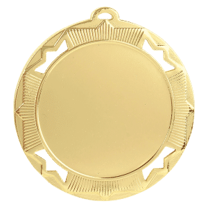 Bright Crown Insert Medal (2-3/4")