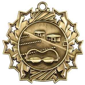2.25" Swimming Medal