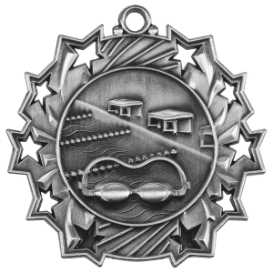 2.25" Swimming Medal