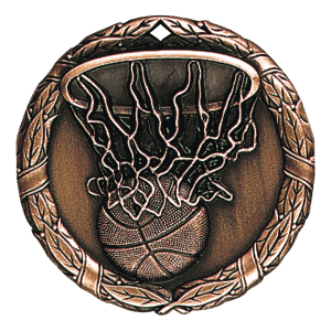 2" Basketball Medal