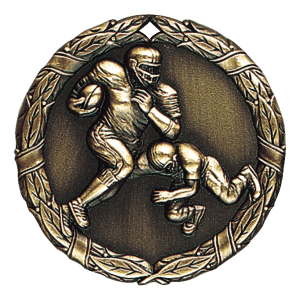 2" Football Medal