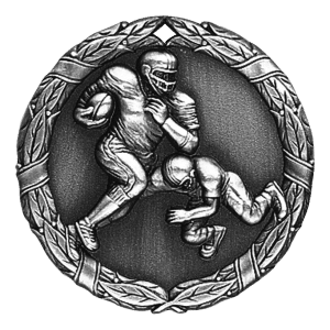 2" Football Medal