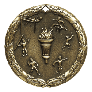 2" Track & Field Medal