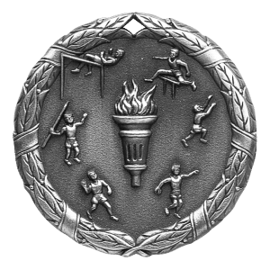 2" Track & Field Medal