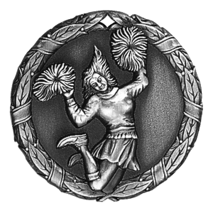2" Cheer Medal
