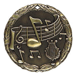 2" Music Medal